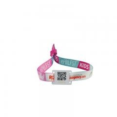 สายรัดข้อมือทอ RFID แบบพิมพ์แบบกำหนดเอง